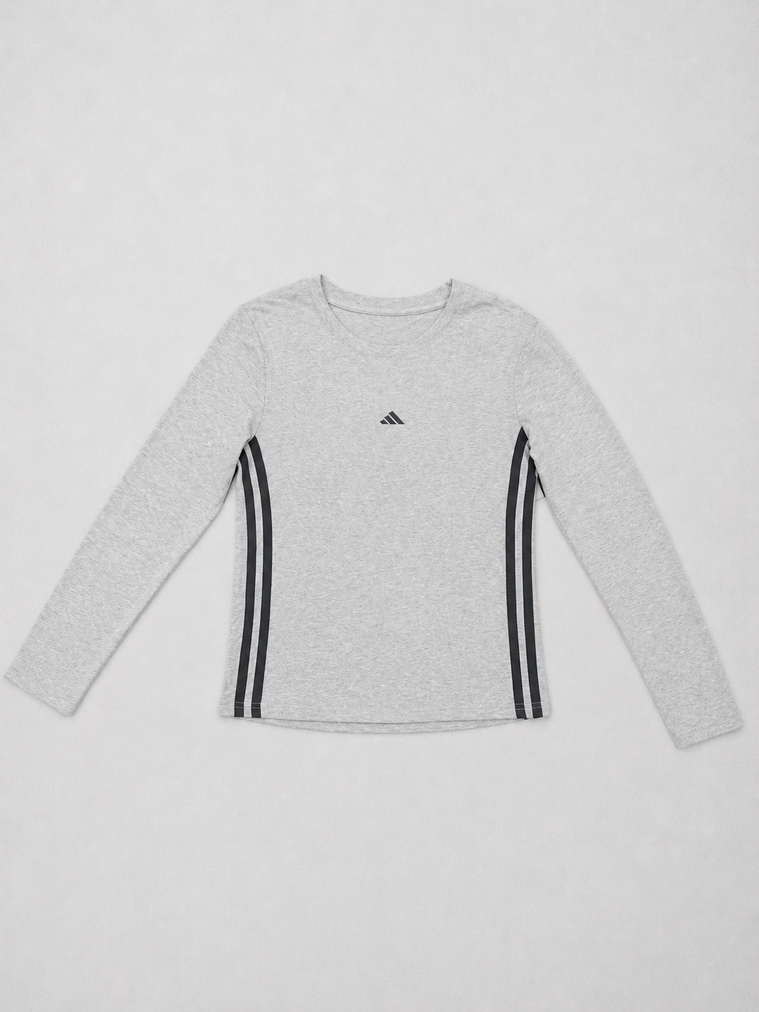 Adidas Girls 3-Stripes Athletic Top