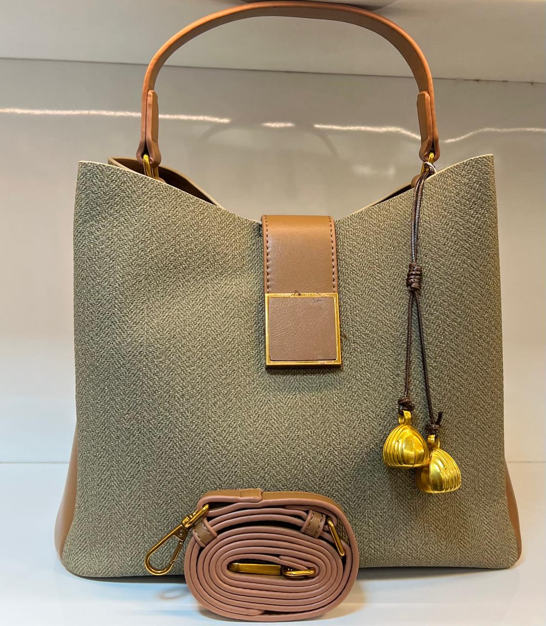 Korean Style Structured Tote