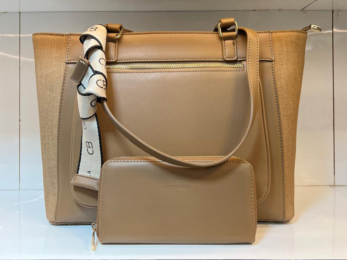 Chrisbella Canvas Tote Set