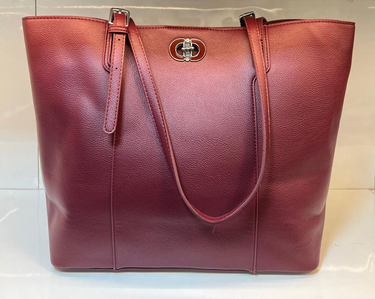 Turn-Lock Tote Bag