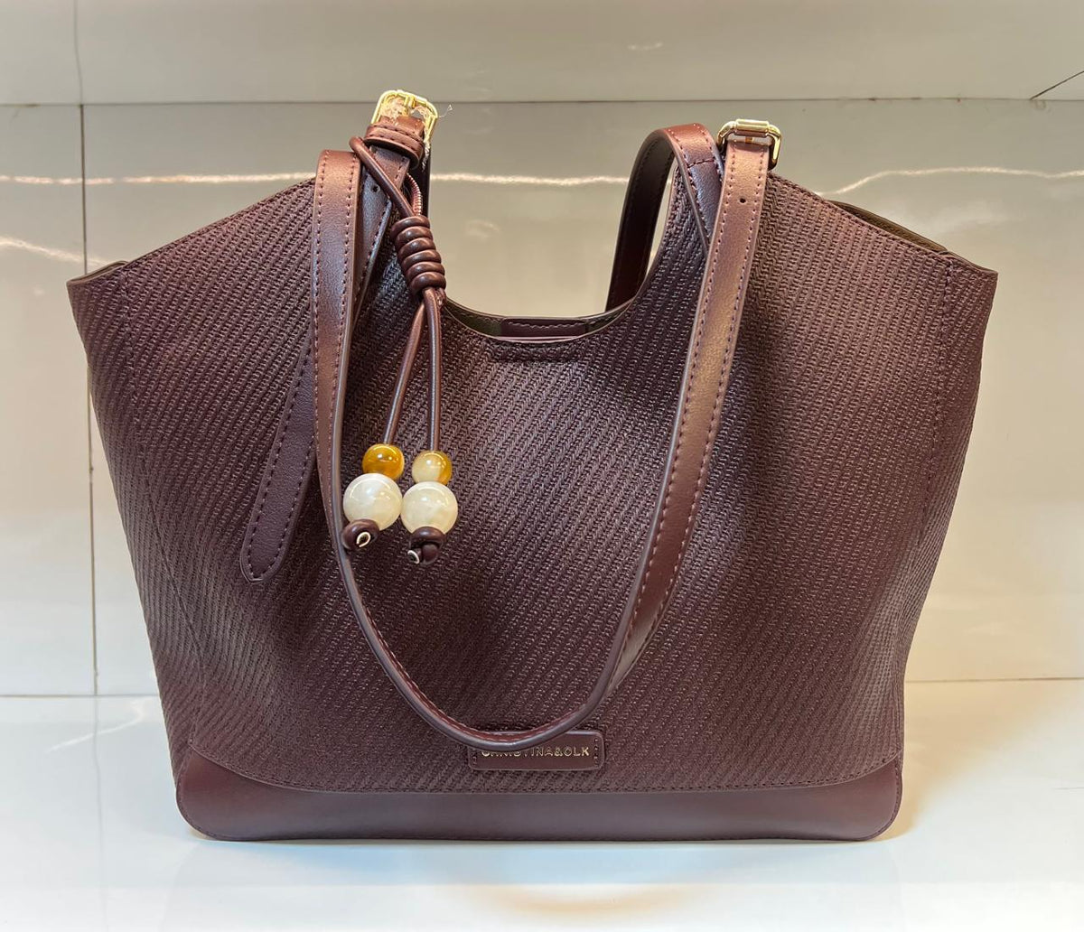 CHRISTINA&OLK Textured Tote bag
