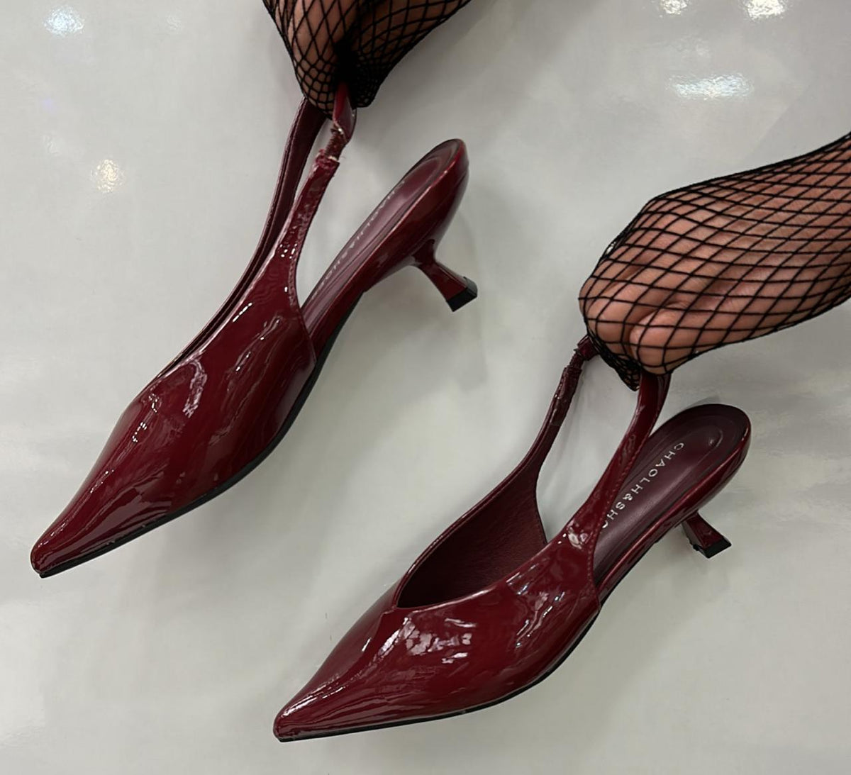 CHAOLH&SHO Slingback Kitten Heels