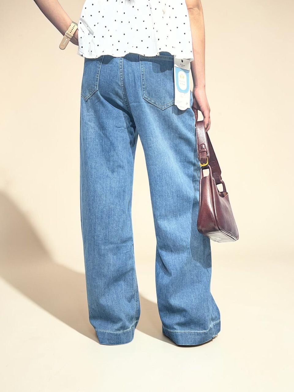Vintage-wash Baggy Jeans
