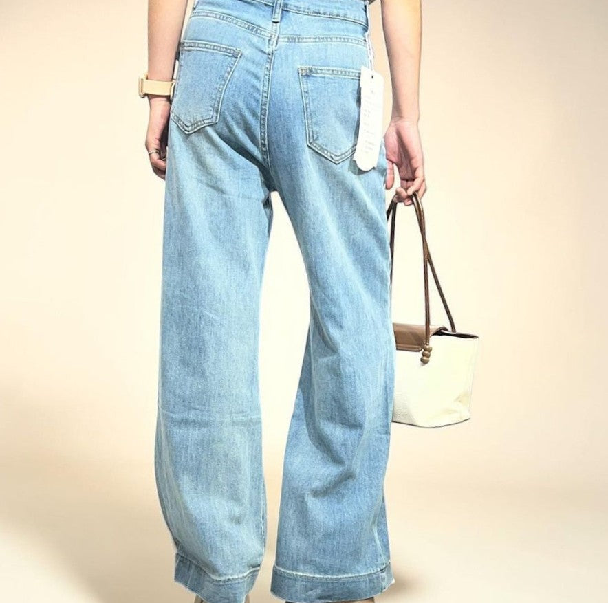 Flared Wide-leg jeans