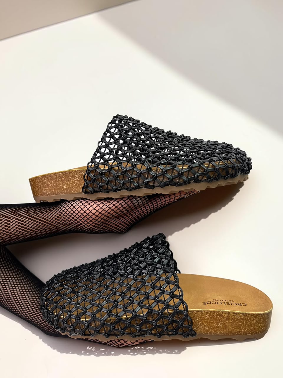 Woven Mesh Cork Slide