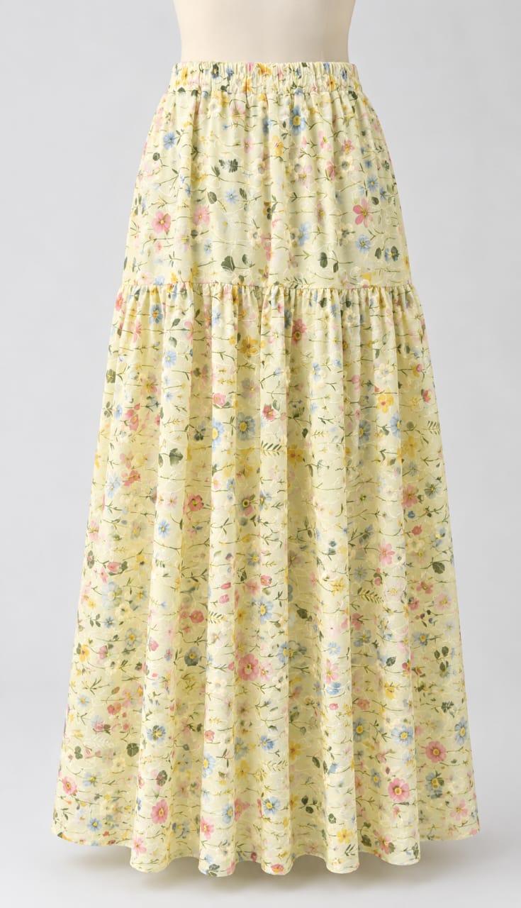 Bloom Tiered Maxi Skirt