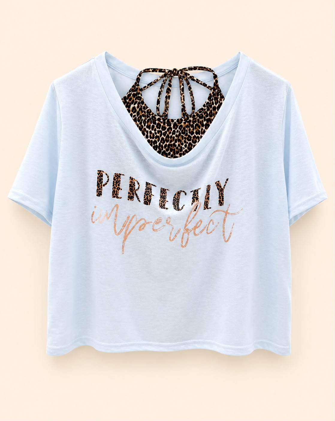 Leopard Charm Crop Top