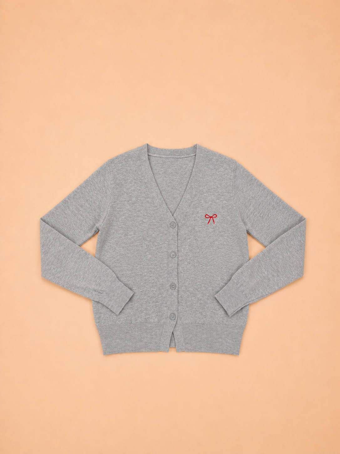 Azure Bow Knit Cardigan