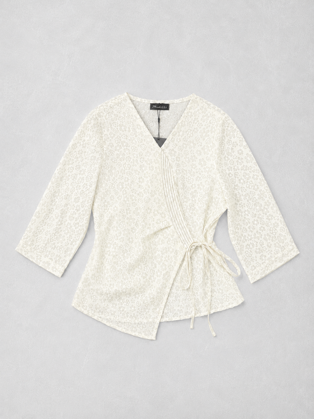 Women’s Floral Side-Tie Top