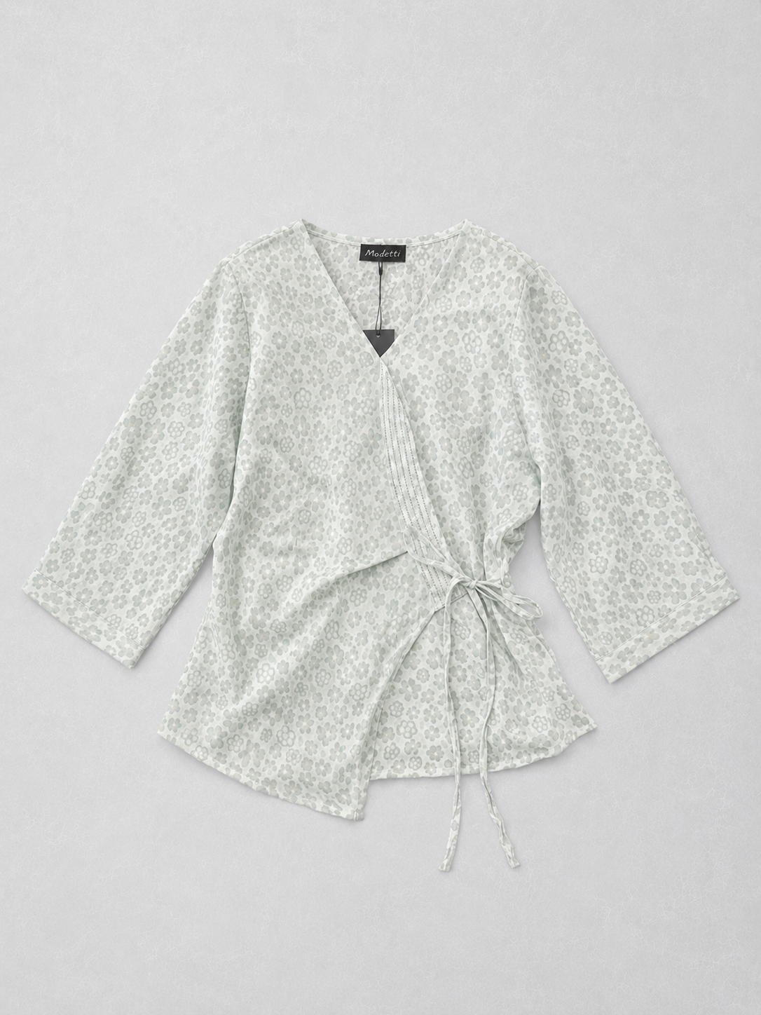 Women’s Floral Side-Tie Top