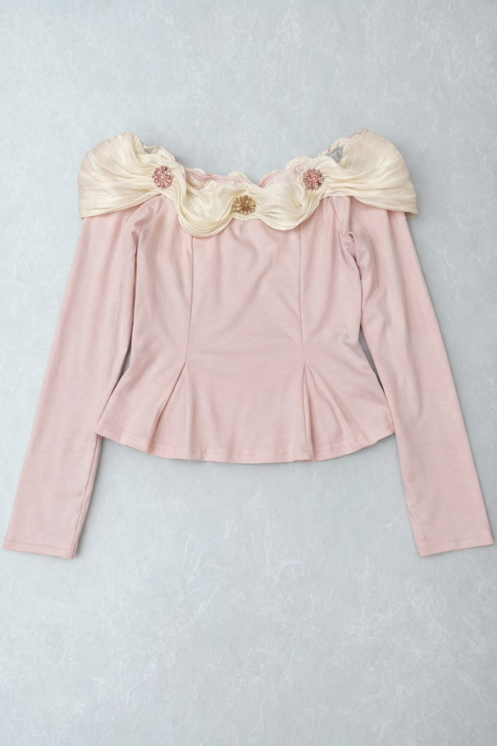Duchess Ruffle Lond Sleeve