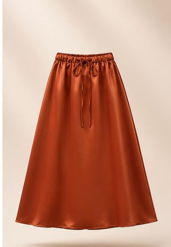 Rusté Satin Maxi Skirt