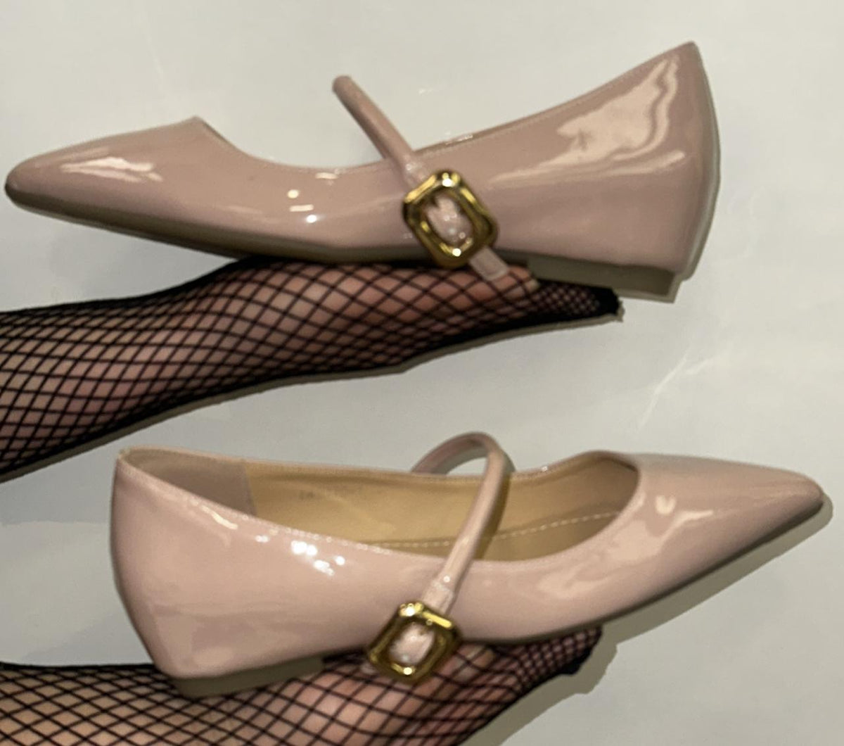 Mary Jane Flats with Buckle Straps