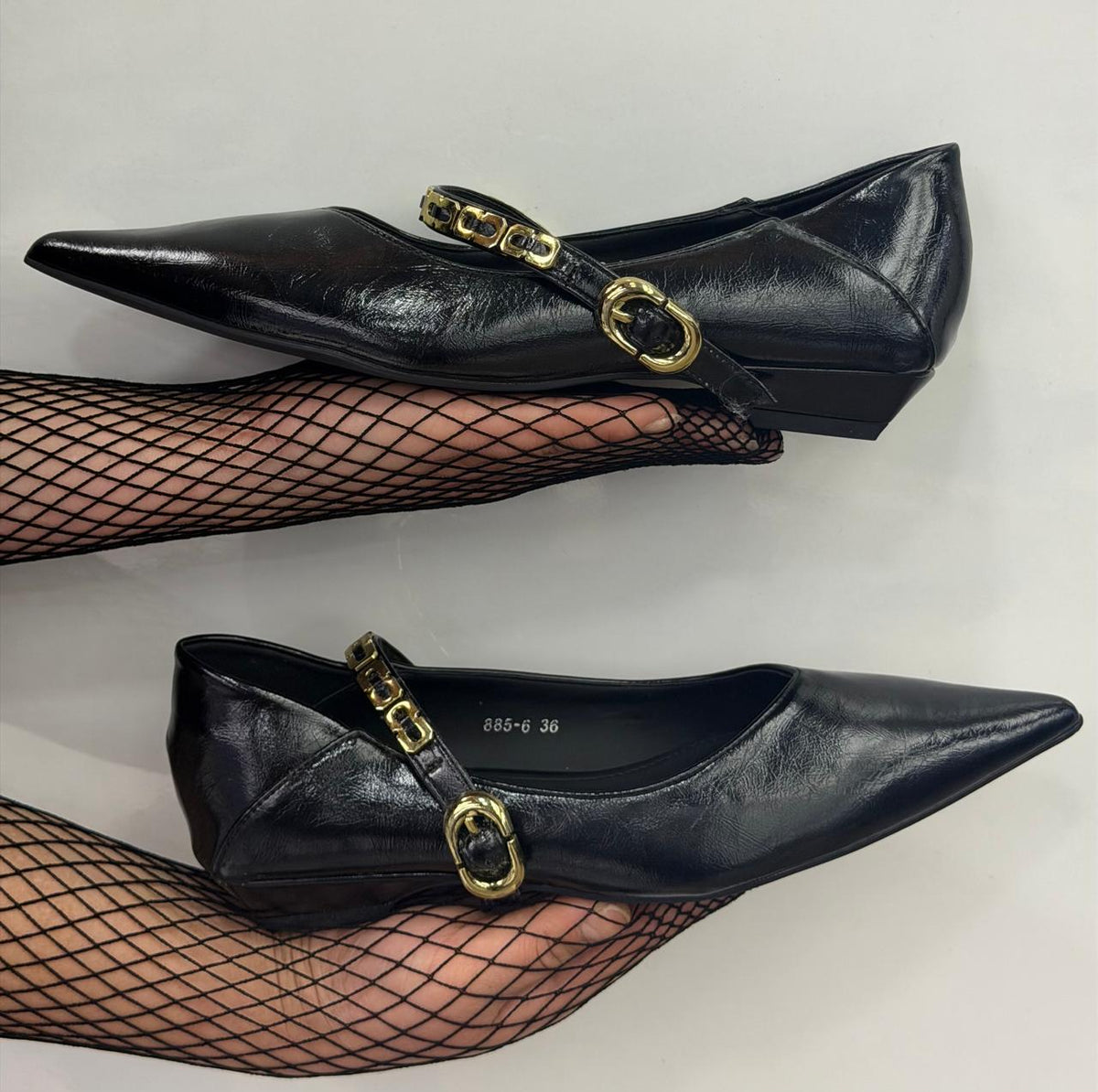 Nior Luxe Pointed Flats