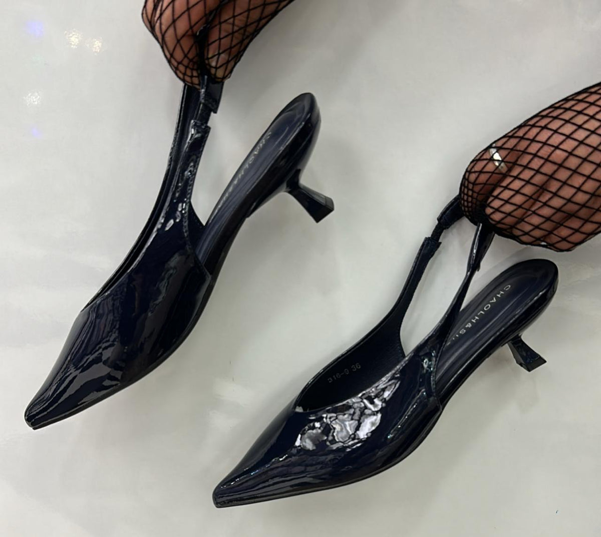CHAOLH&SHO Slingback Kitten Heels