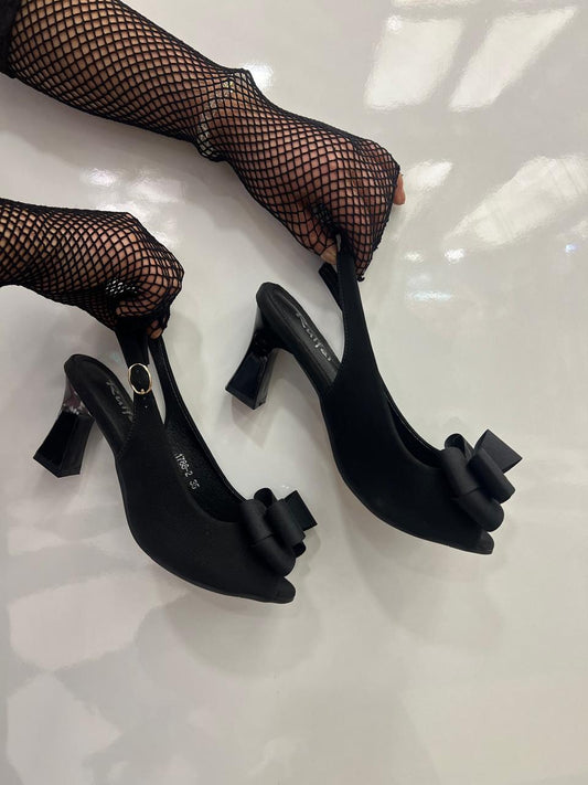 Women's Bow Slingback Heels