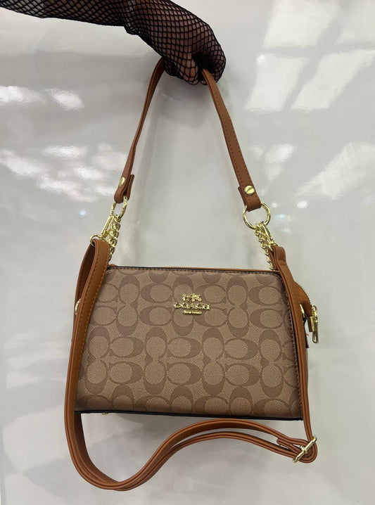 COACH Monogram Shoulder Bag