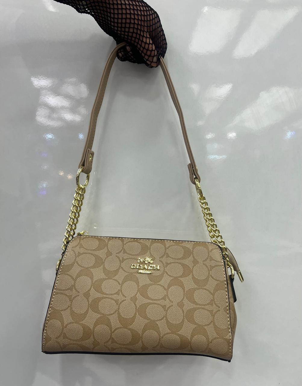 COACH Monogram Shoulder Bag