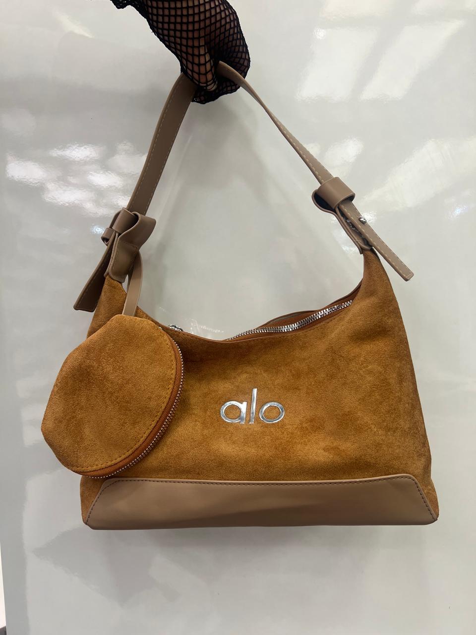 Alo Shoulder Hobo Bag with detachable pouch