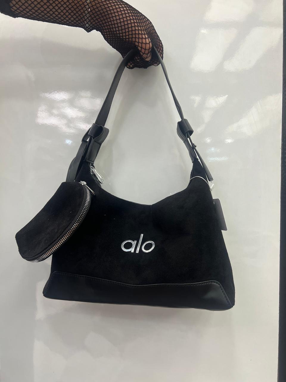 Alo Shoulder Hobo Bag with detachable pouch