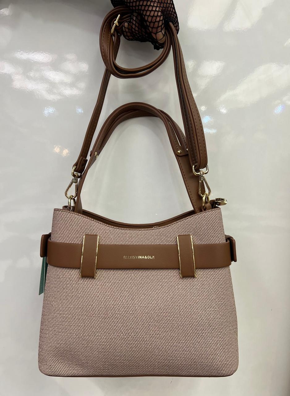 CHRISTINA&OLK belt-detail structured shoulder bag
