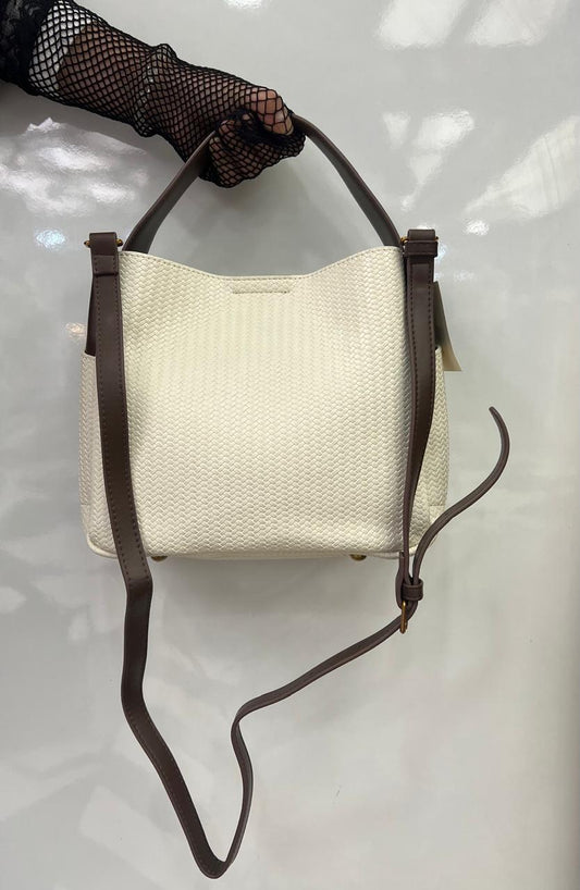 Woven-texture Bucket Tote