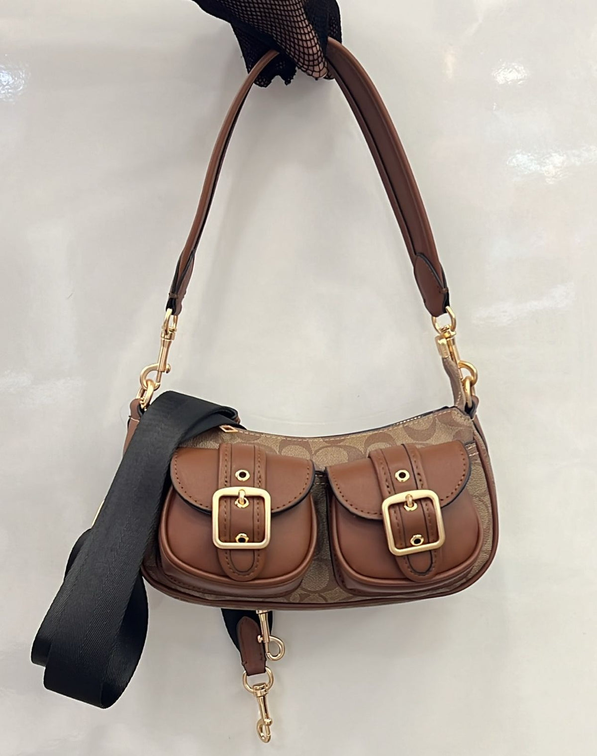 Coach Soho Signature Buckle Flap Bag