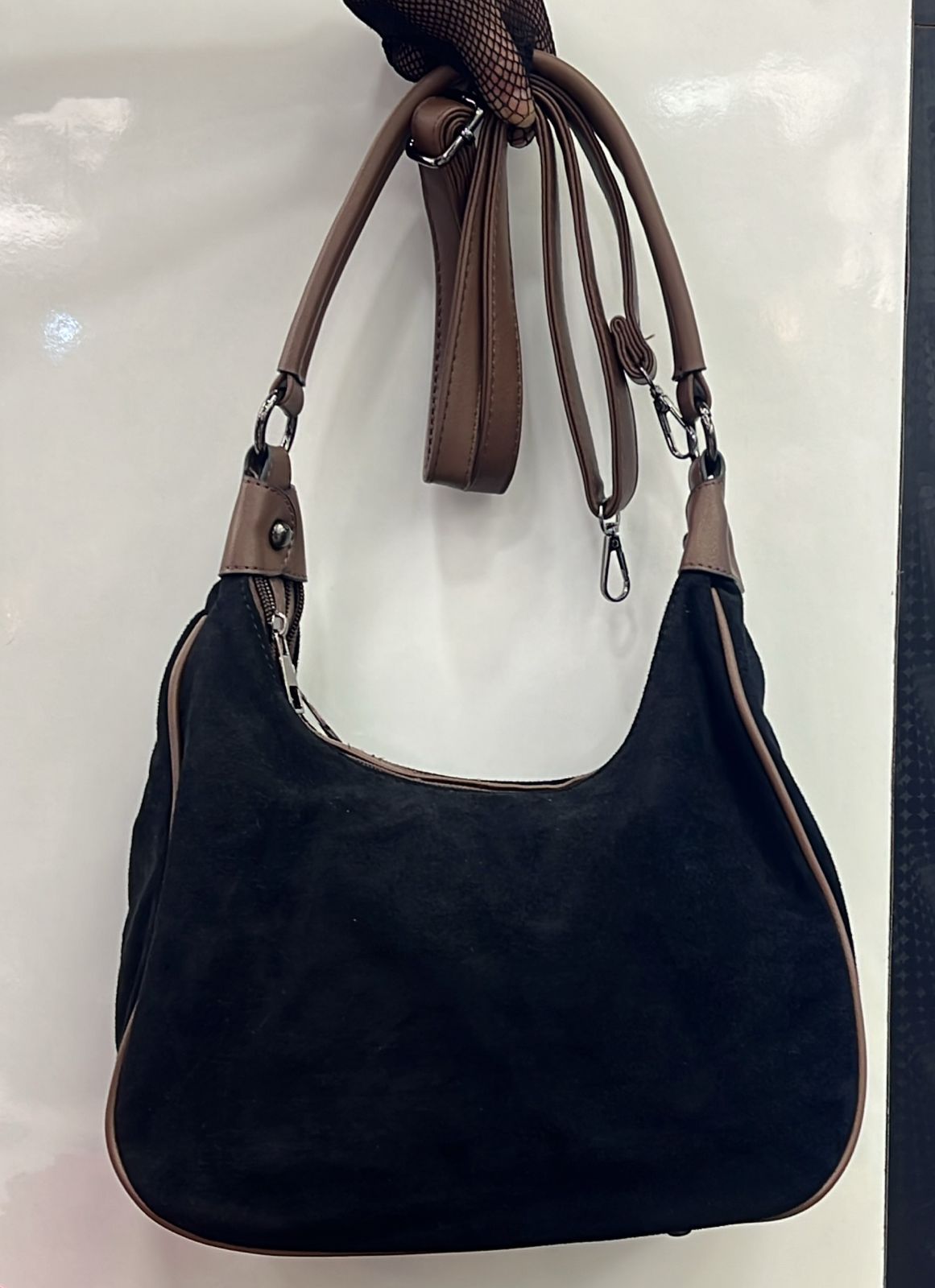 Soft Crescent Shoulder Bag