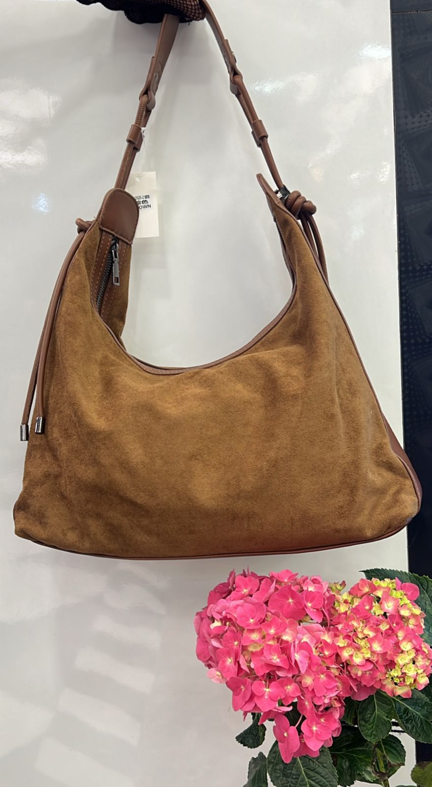 Soft Crescent Shoulder Bag