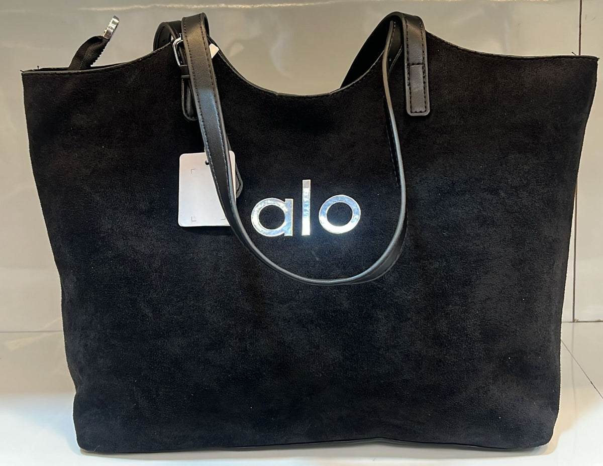 Alo Suede Crescent Shoulder Bag