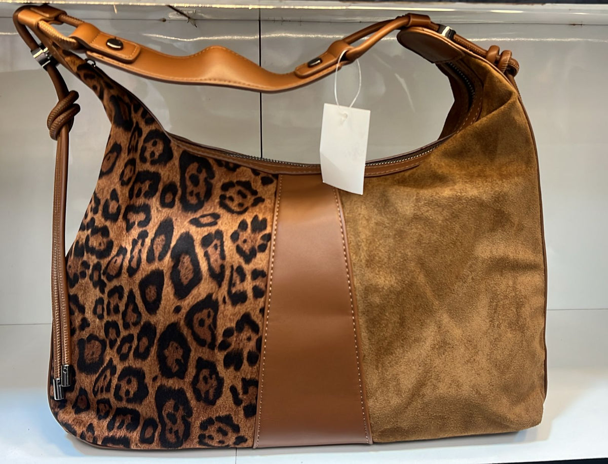 Alo Oversized Leopard Print Shopper tote