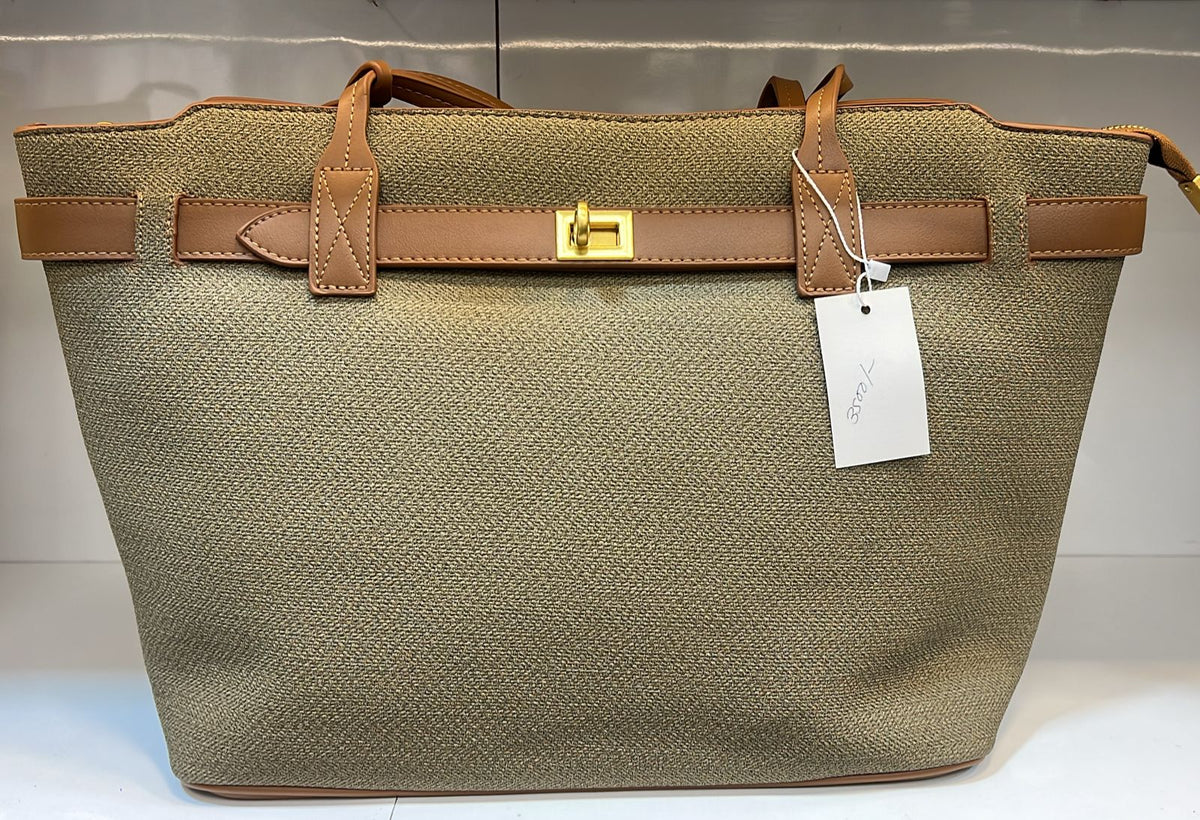 Canvas Belt Tote Bag