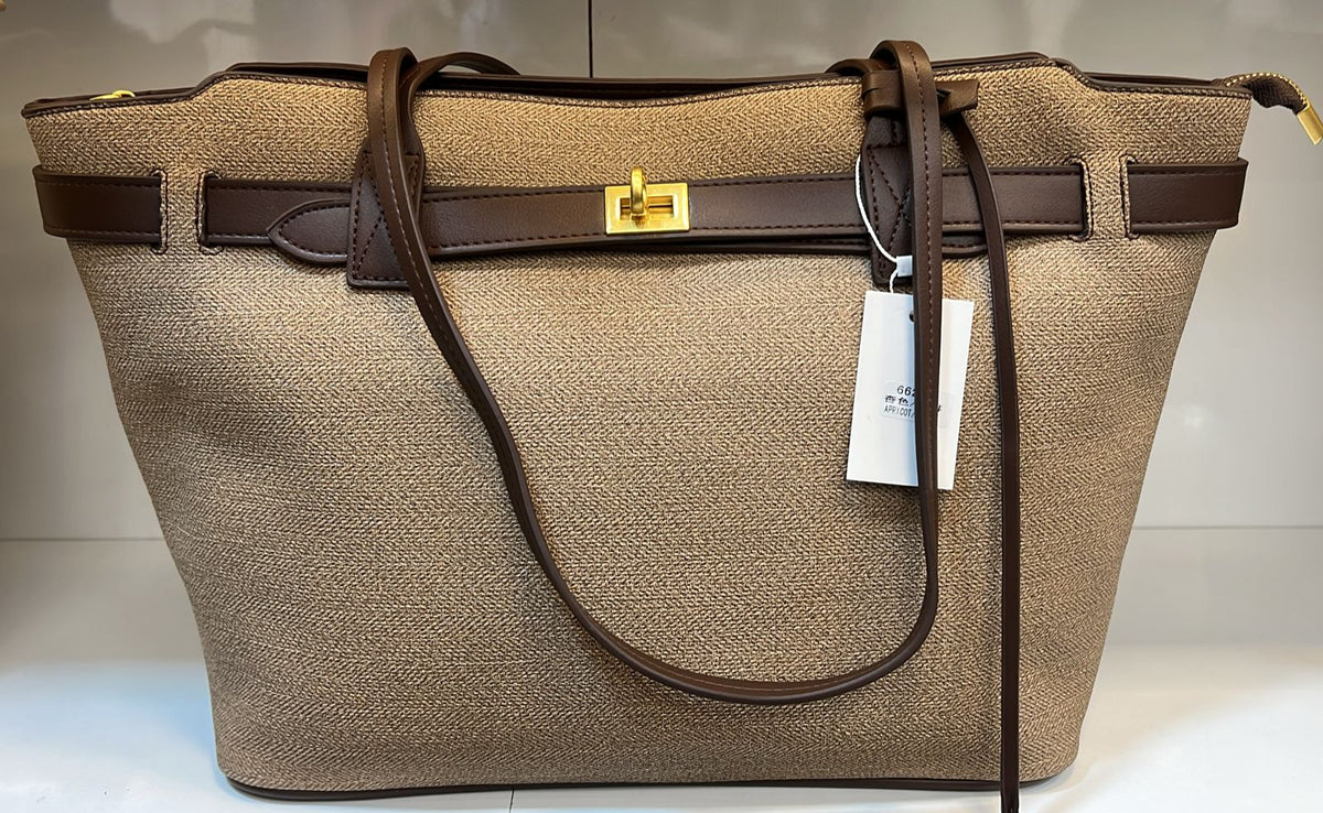 Canvas Belt Tote Bag