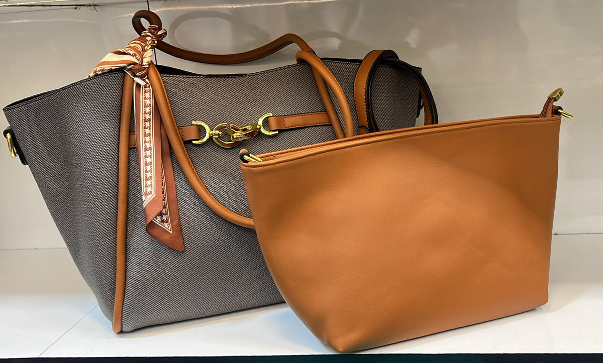 2-in-1 Twilly Scarf Tote Bag