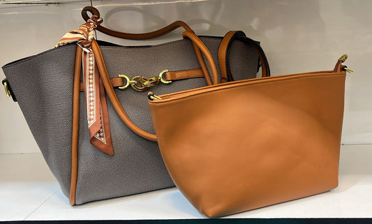 2-in-1 Twilly Scarf Tote Bag