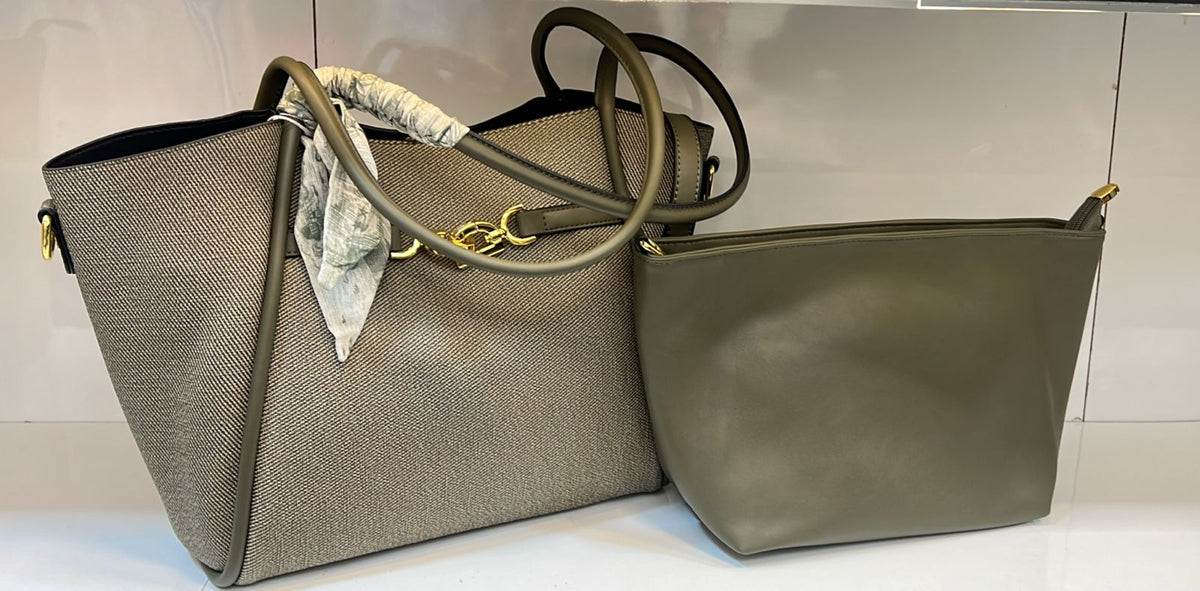 2-in-1 Twilly Scarf Tote Bag