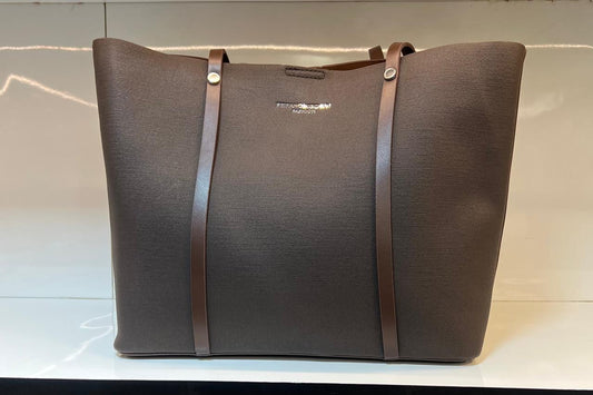 Minimal Textured Work Tote