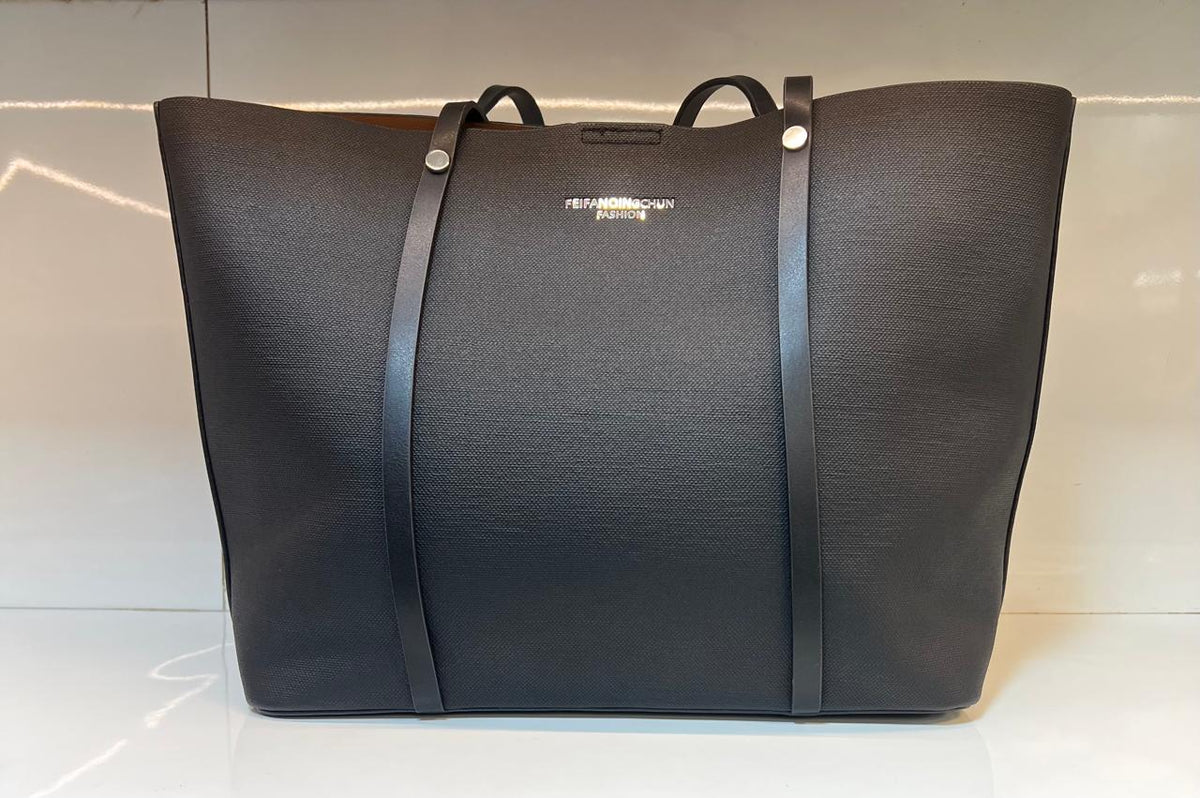 Minimal Textured Work Tote