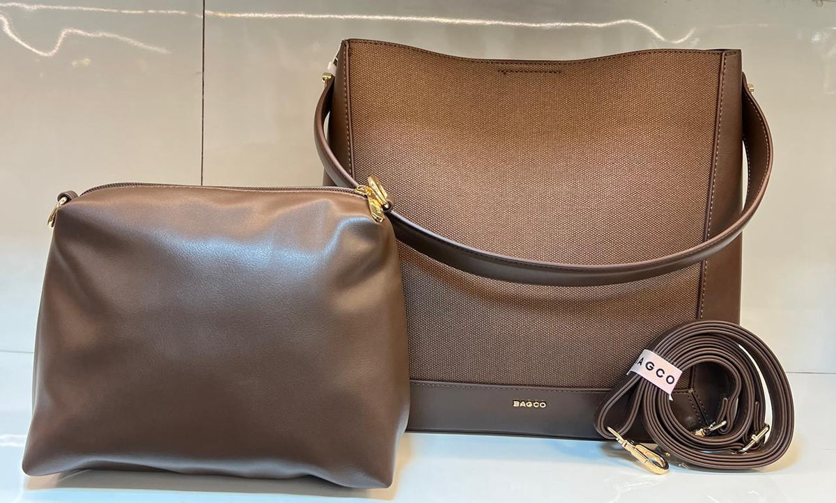 2-in-1 Bucket Shoulder Bag