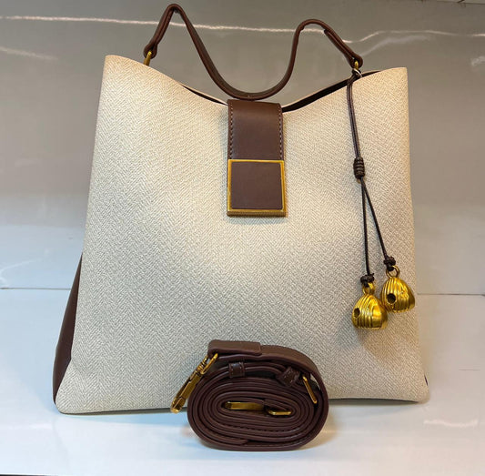 Korean Style Structured Tote