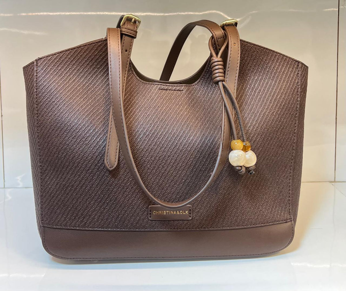 CHRISTINA&OLK Textured Tote bag