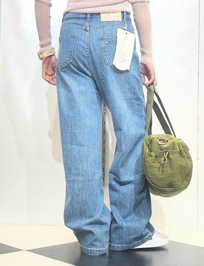 Relaxed Fit Straight Jeans
