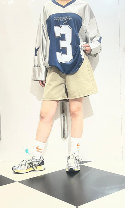 Khaki Knee-Length Tailored Shorts