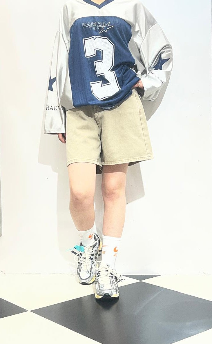 Khaki Knee-Length Tailored Shorts