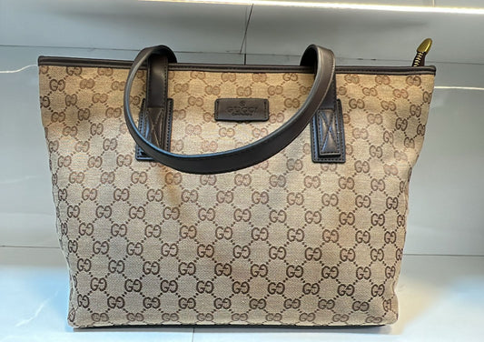 Gucci GG Canvas Zip Tote