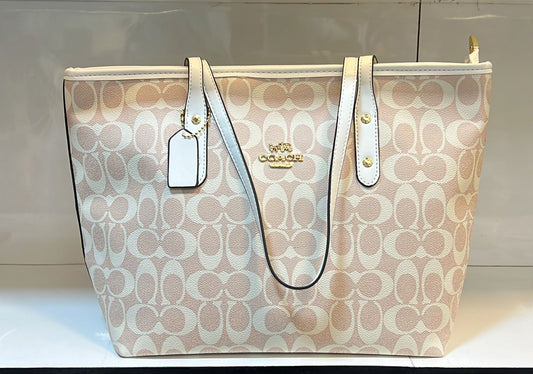 Coach Signature Canvas City Tote