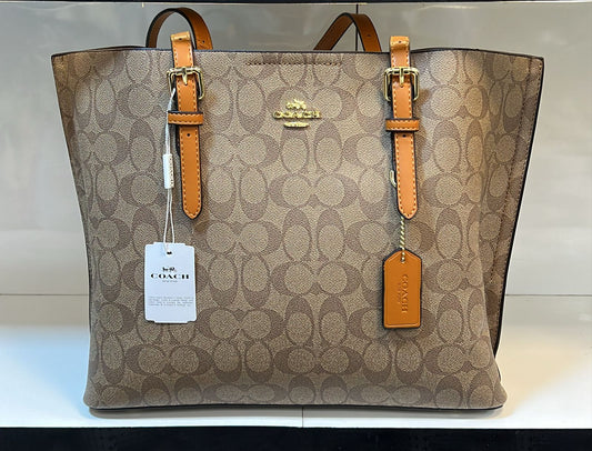 Coach Buckle Straps City Tote