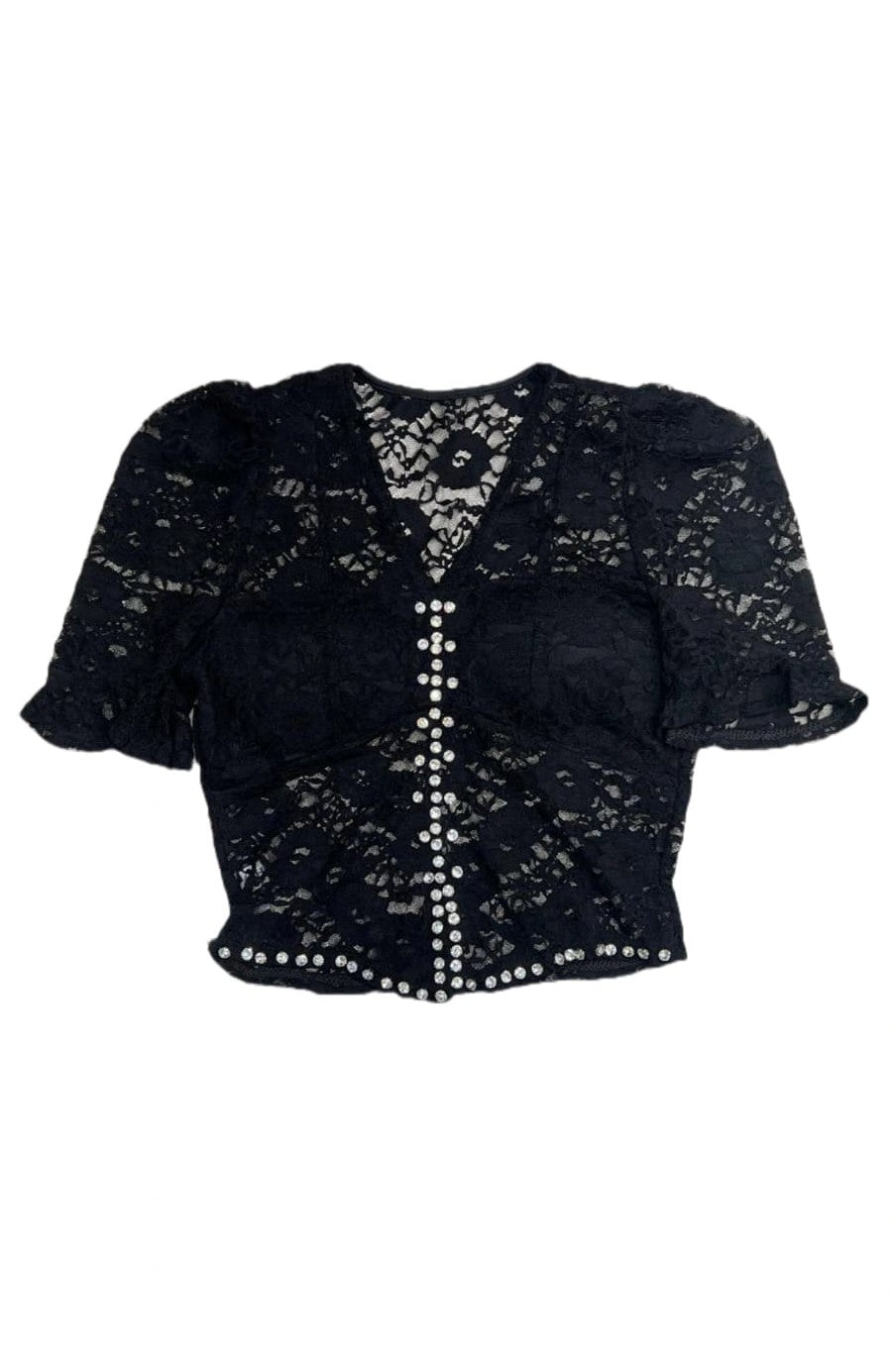 Sheer Floral Lace Cardigan Top