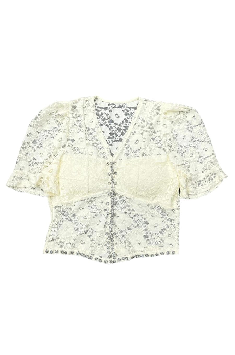 Sheer Floral Lace Cardigan Top