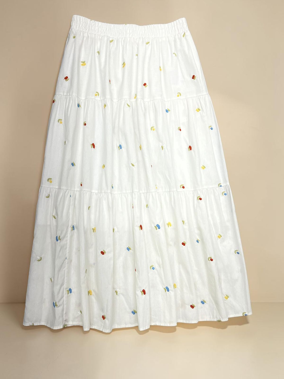 Candy Confetti Tiered Maxi Skirt